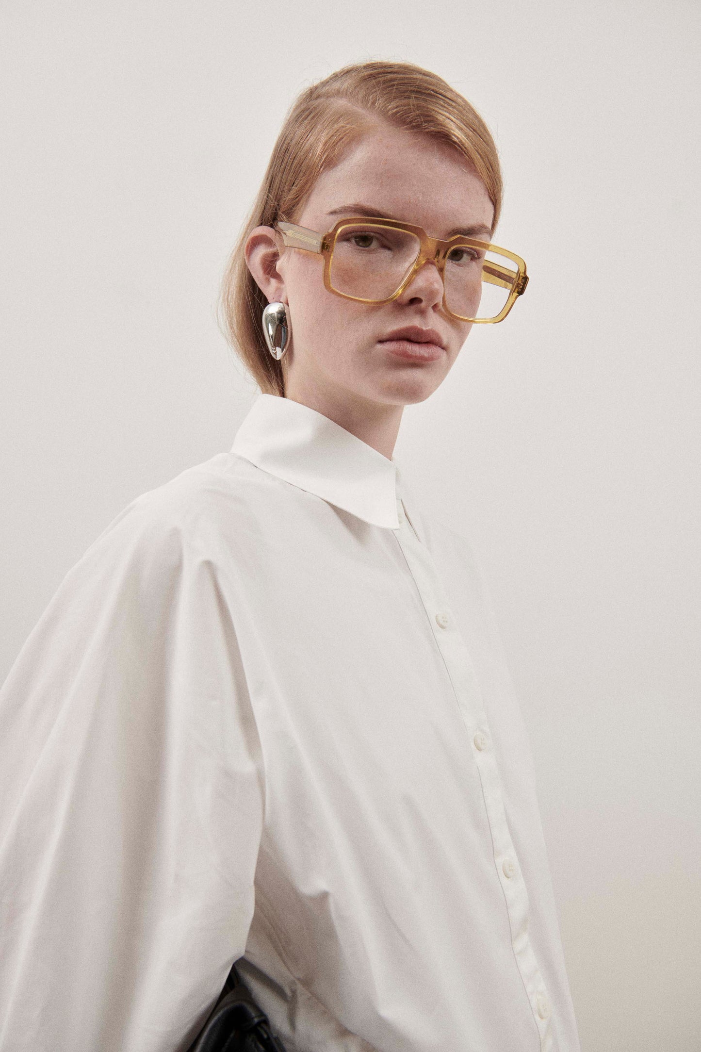 White Darted Shirt