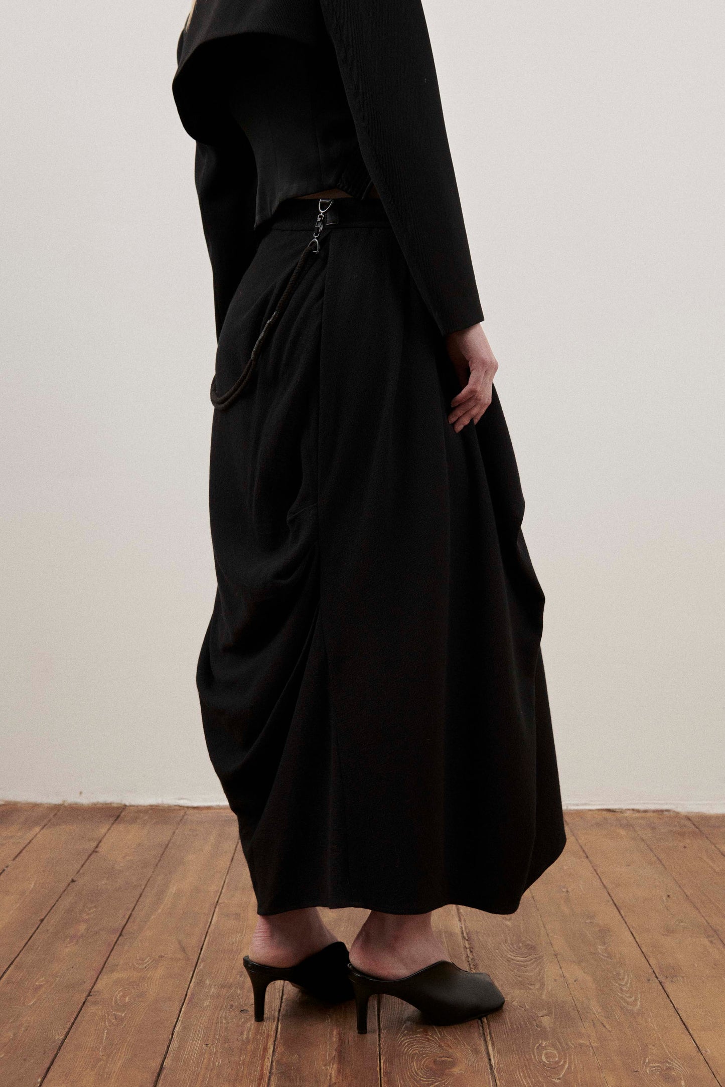 Black Bubble Skirt