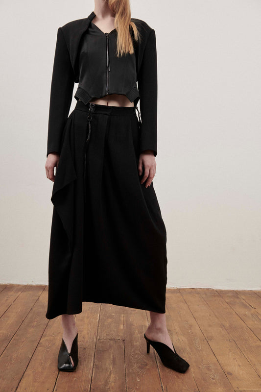 Black Bubble Skirt