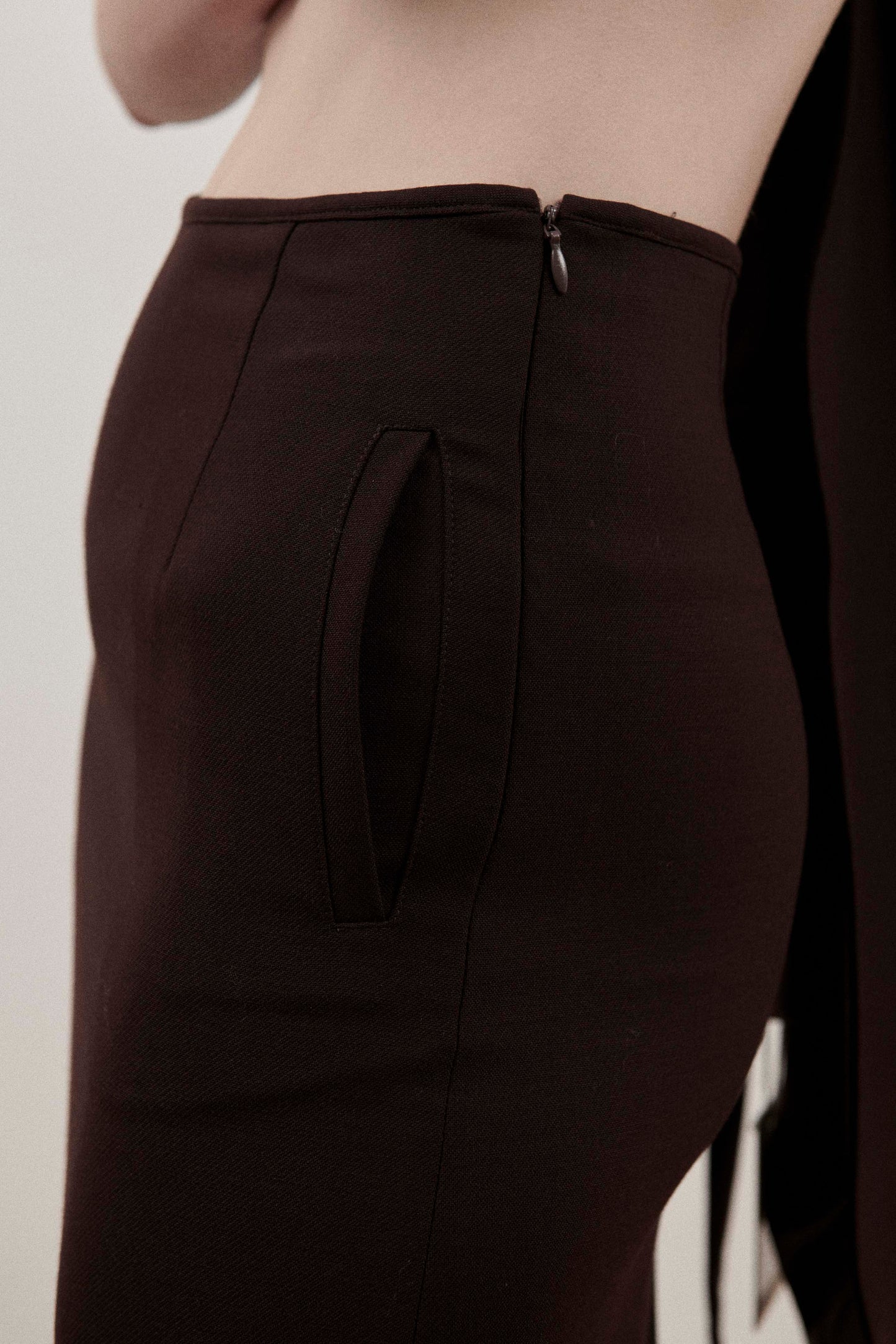 Chocolate Maxi Skirt