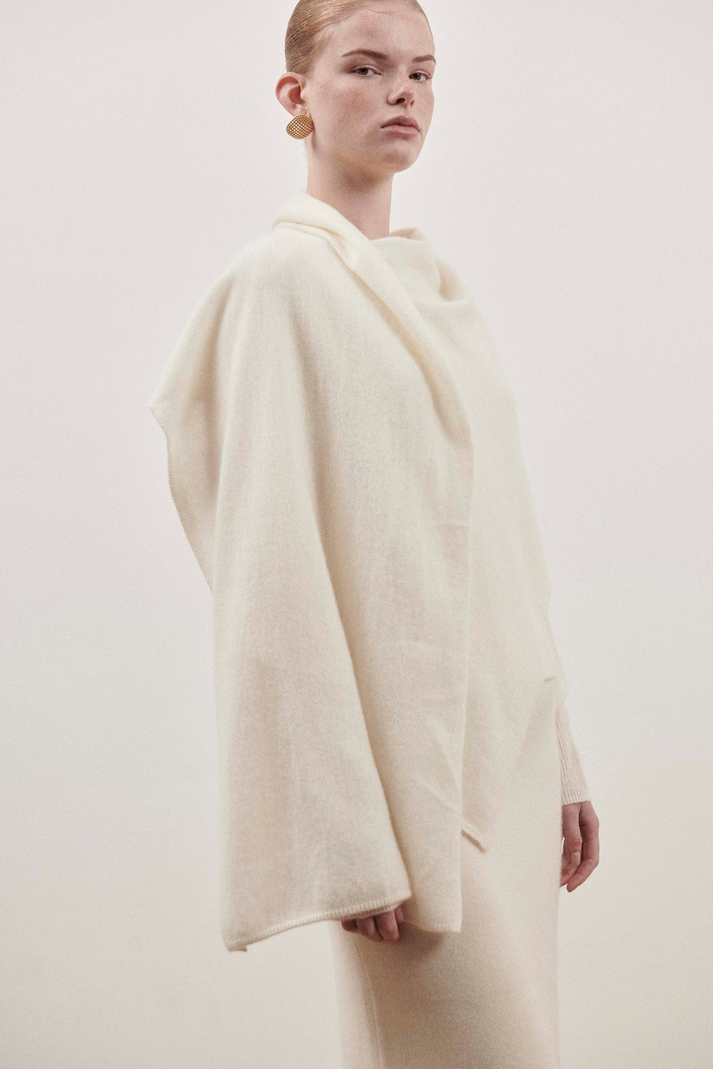 Cream Cashmere Wind Jumper