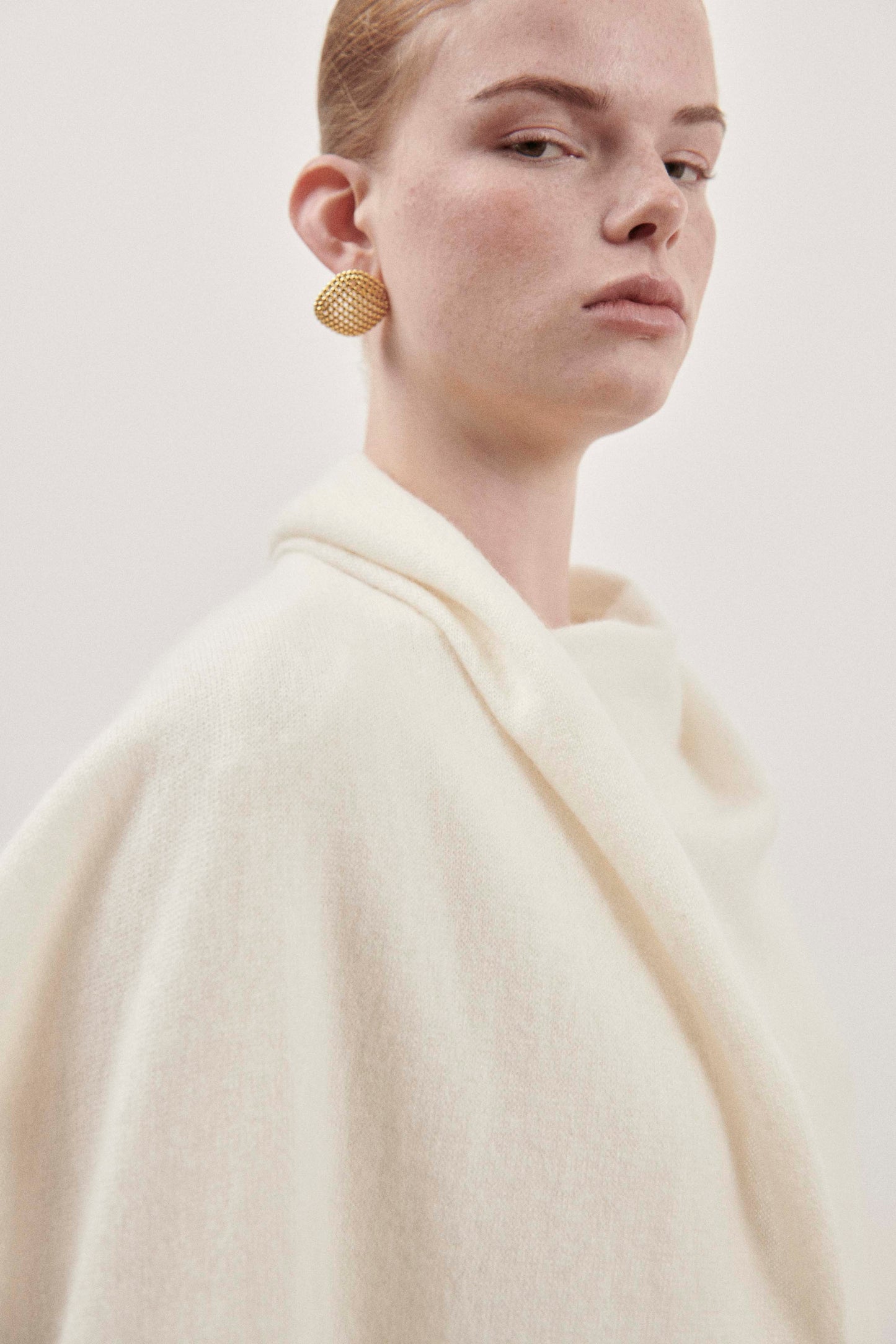 Cream Cashmere Wind Jumper