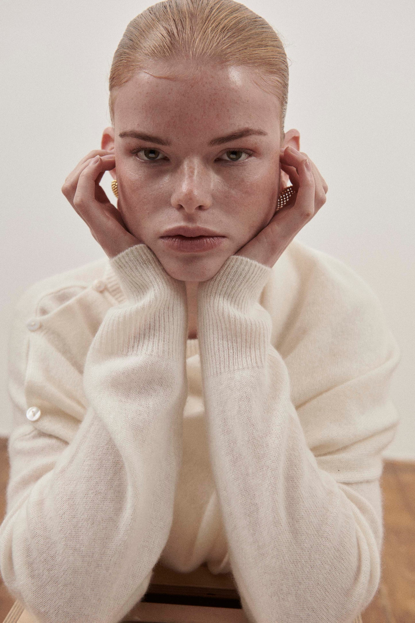 Cream Cashmere Wind Jumper