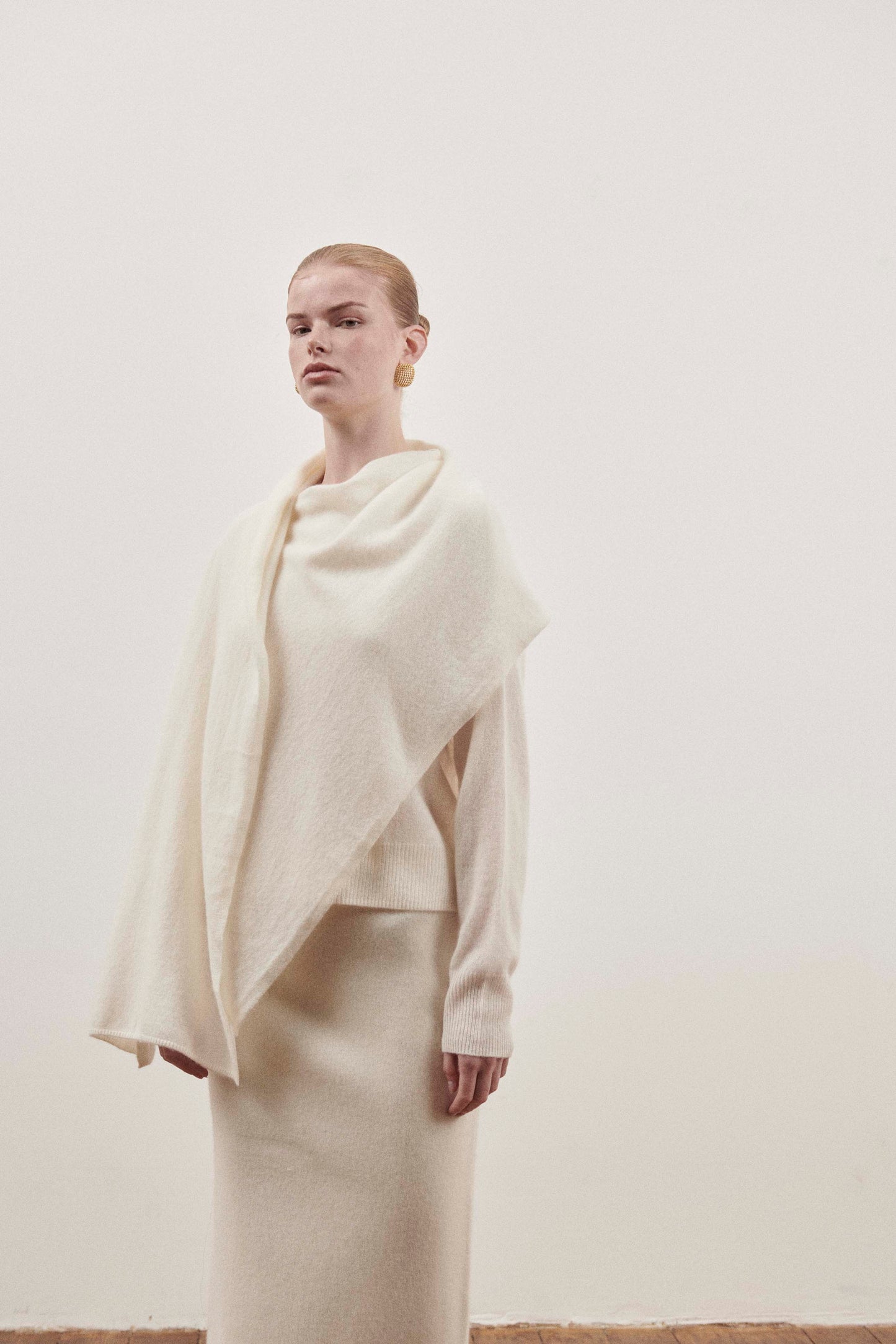 Cream Cashmere Wind Jumper