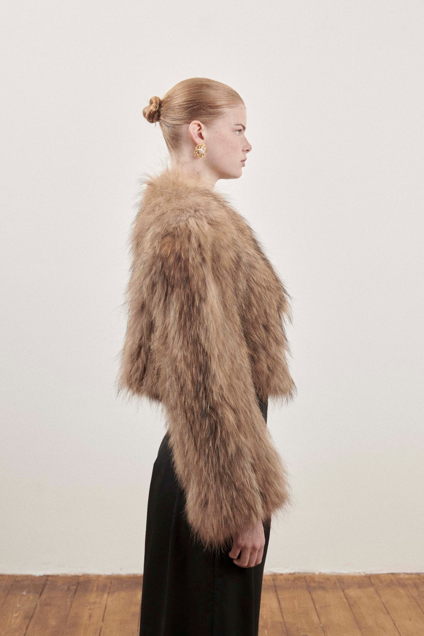 Brown Fox Fur Coat