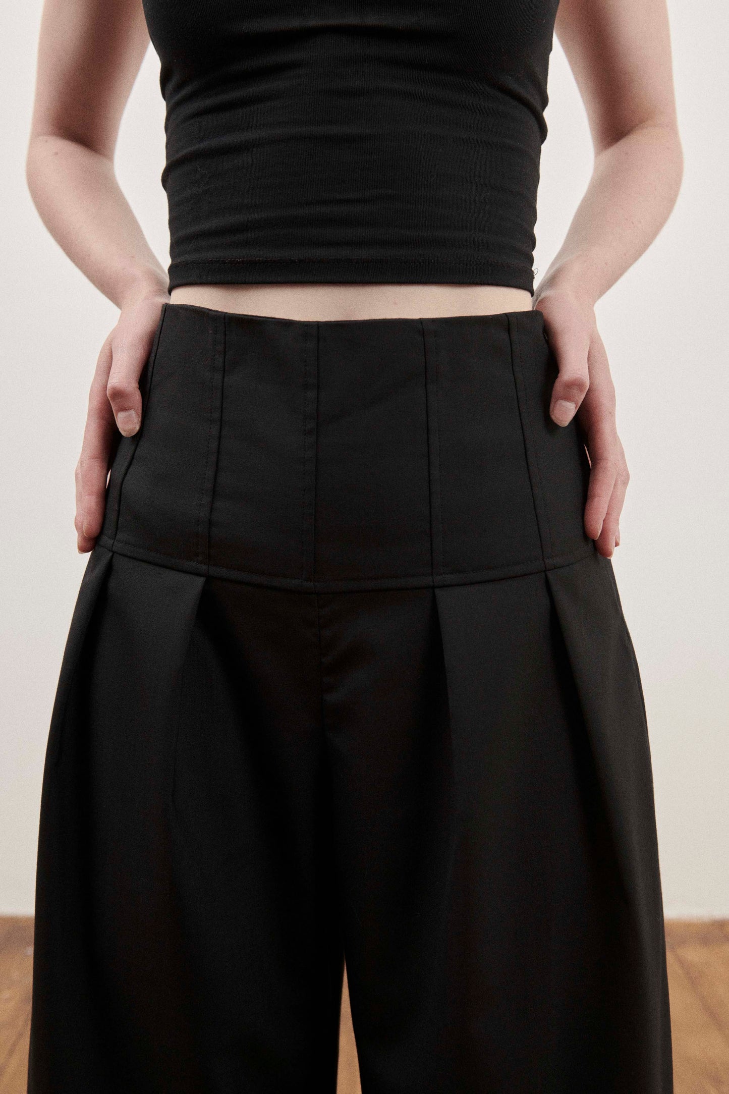 Black Corset Trousers