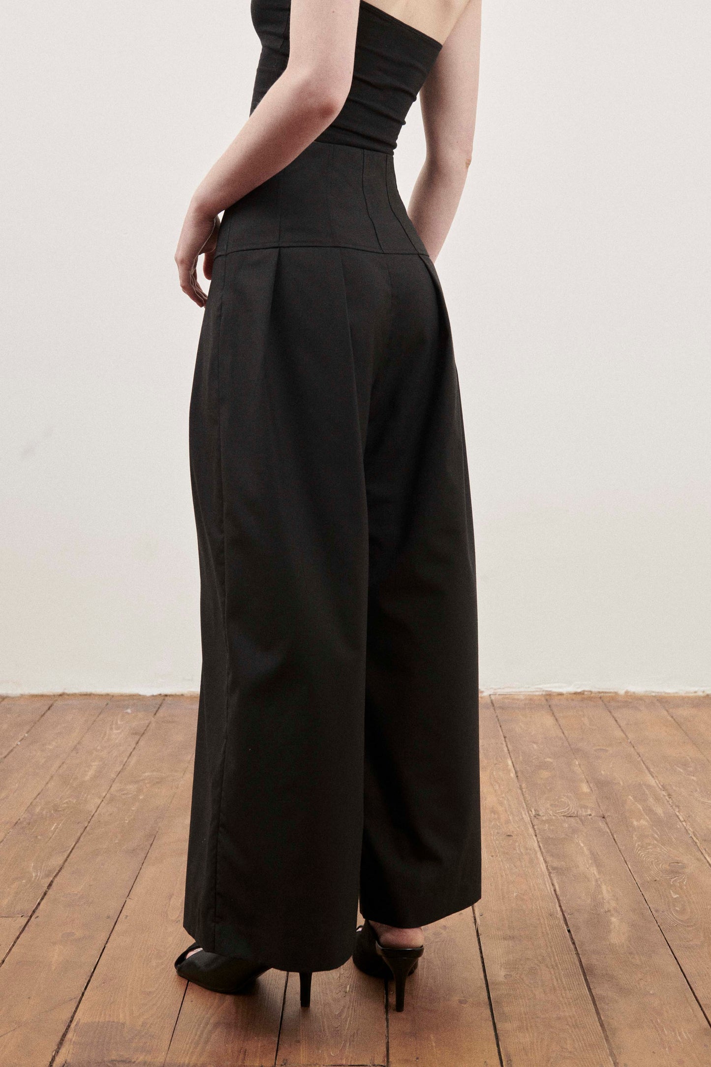 Black Corset Trousers