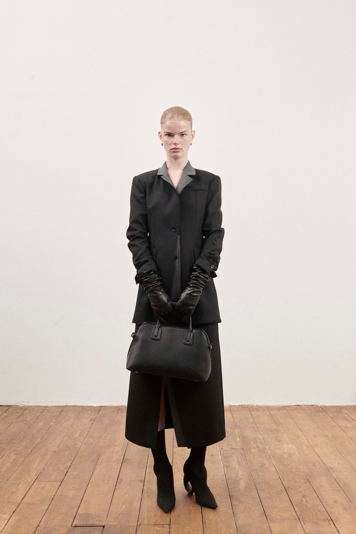 Long Raw Skirt