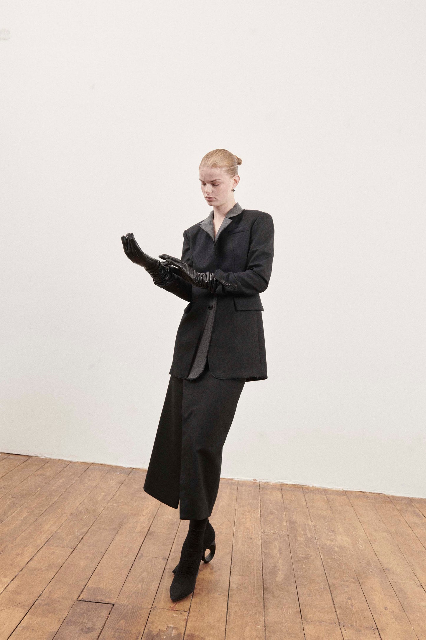 Long Raw Skirt