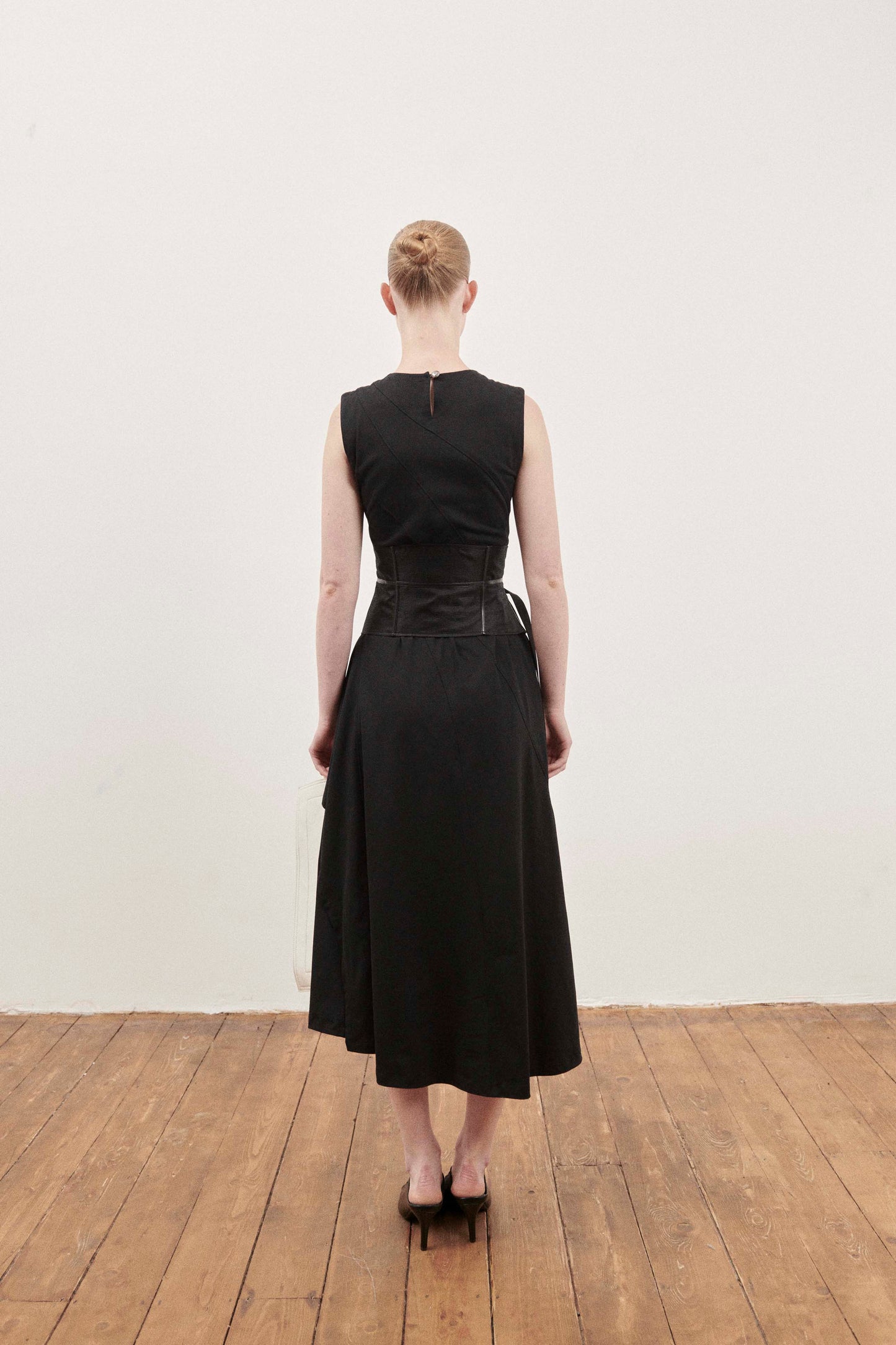 Black Snatch Corset Dress