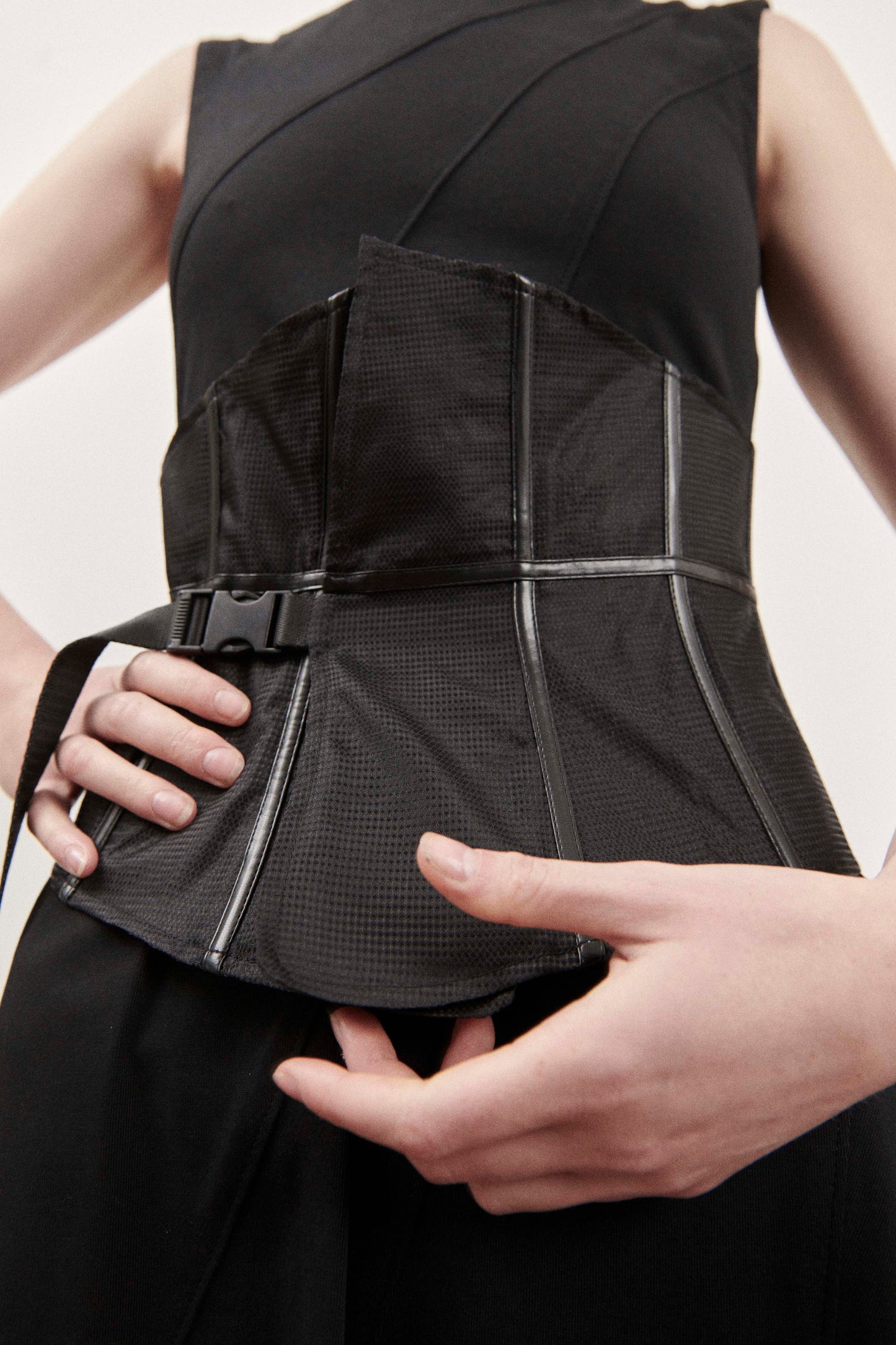 Black Snatch Corset Dress
