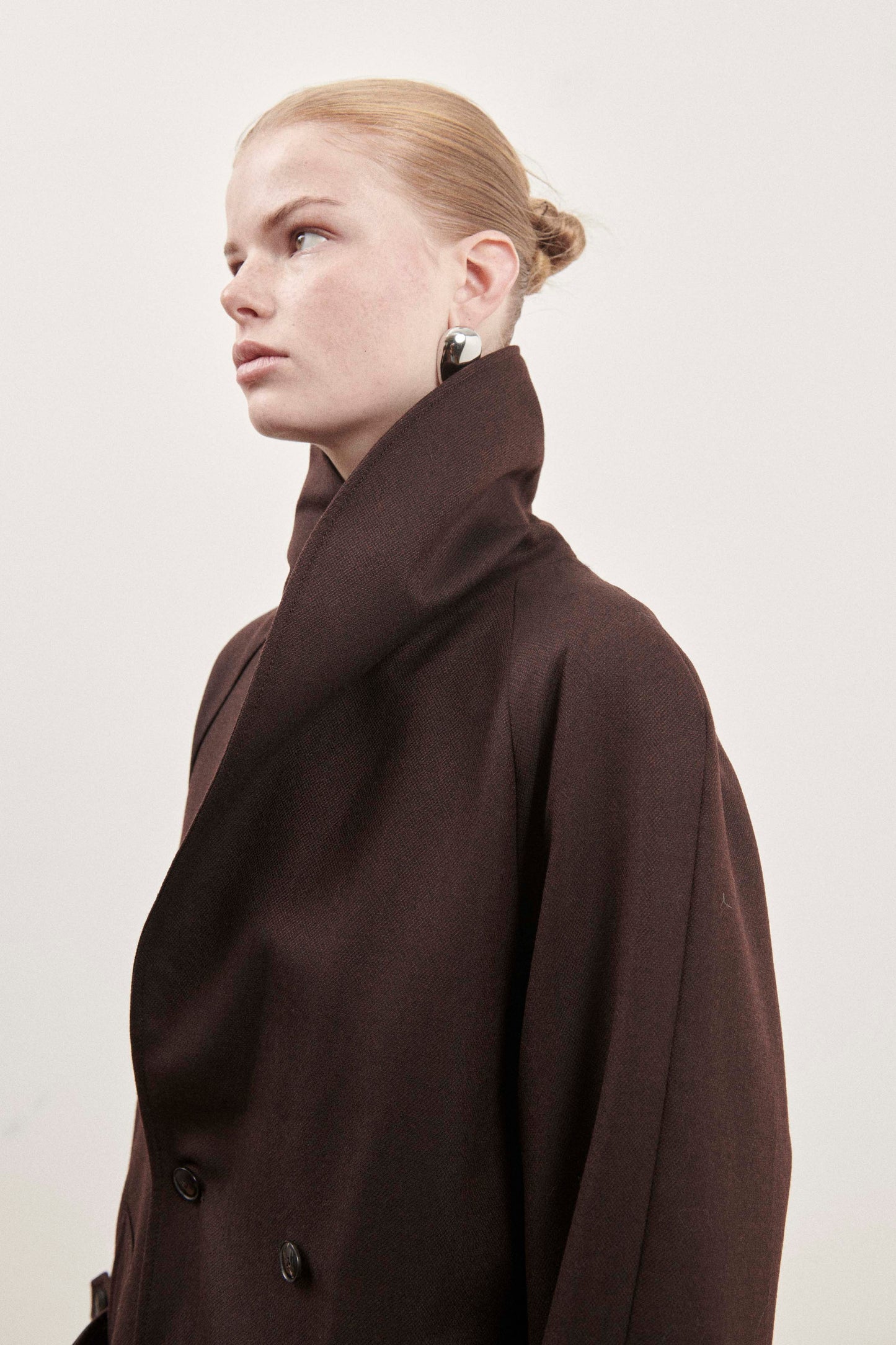 Brown Victoria Long Trench