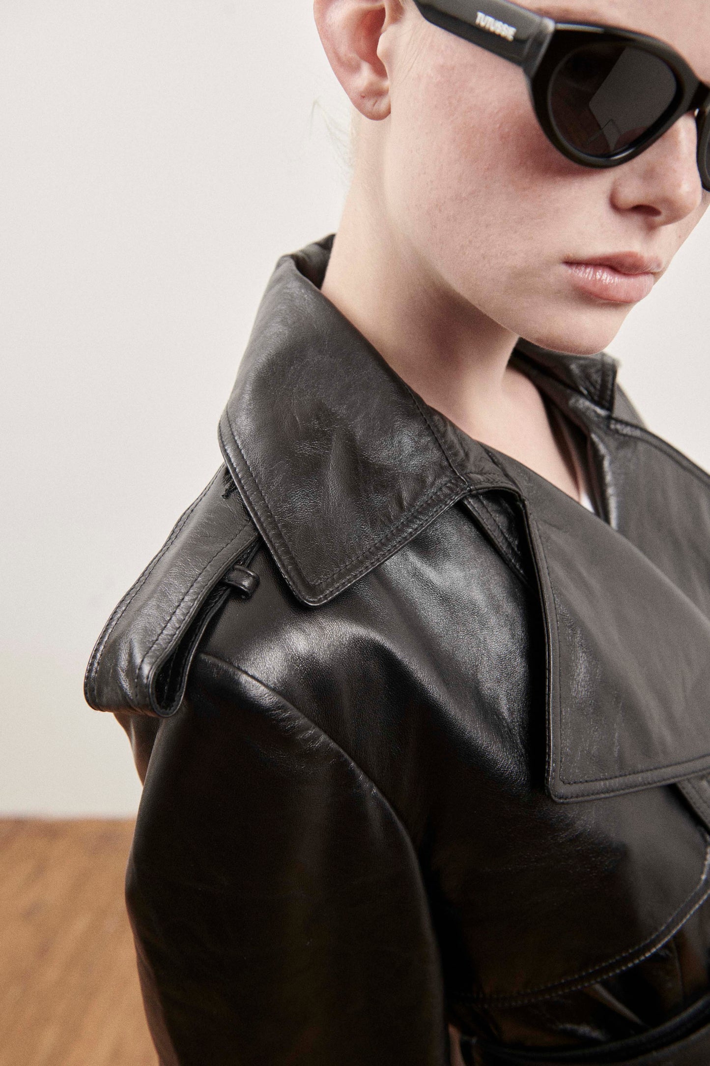 Marne Leather Trench