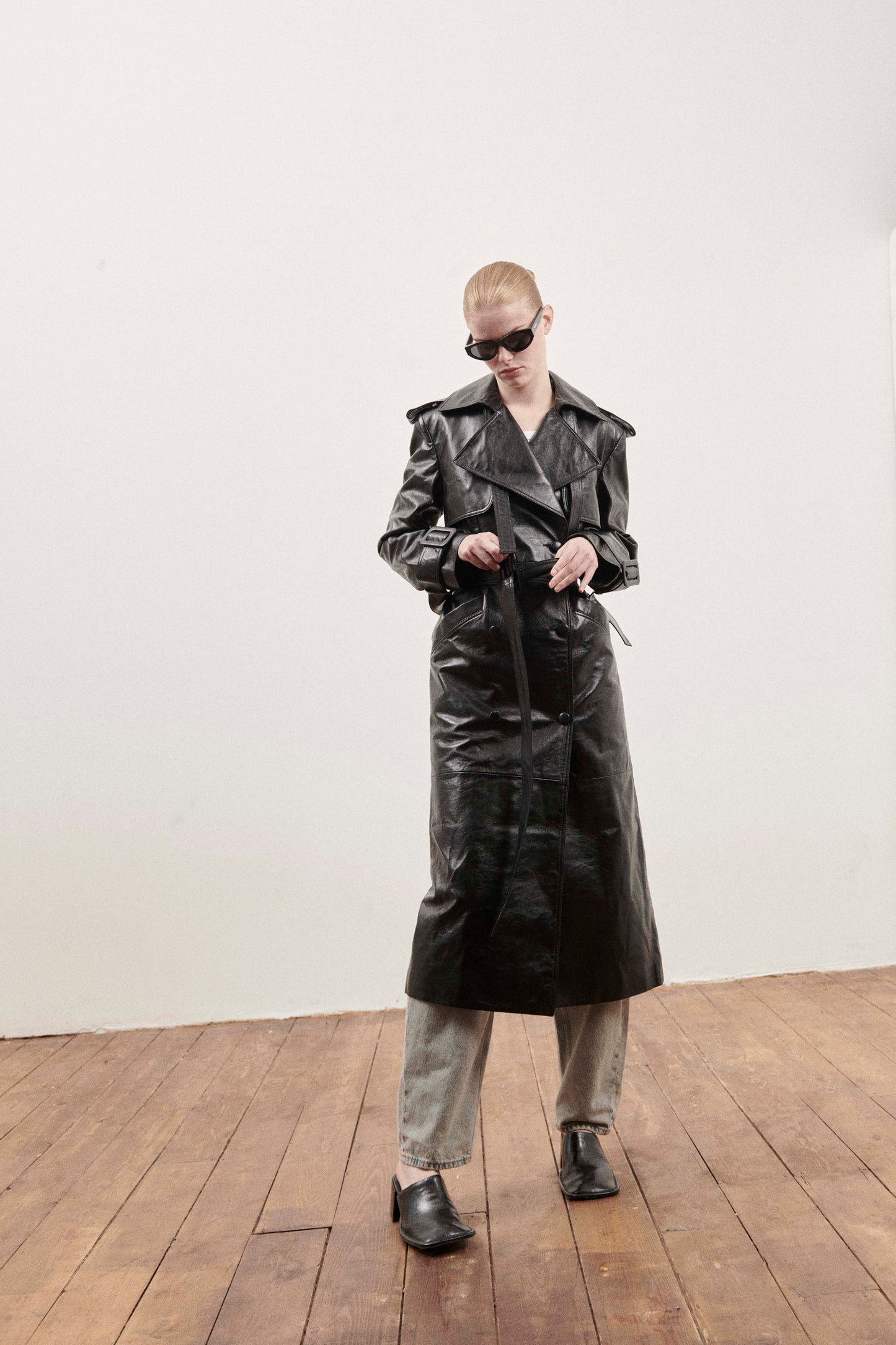 Marne Leather Trench