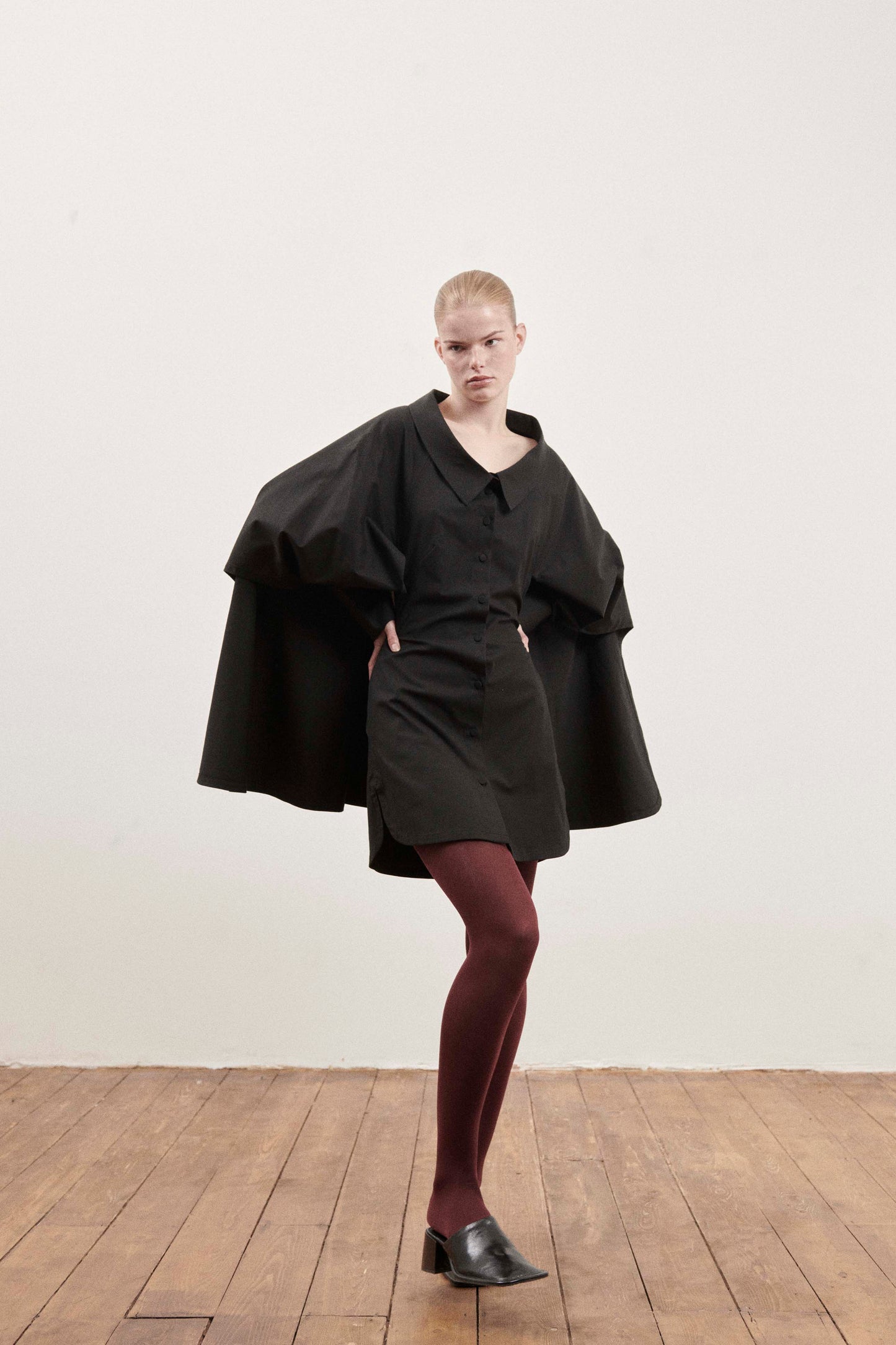 Black Cape Dress