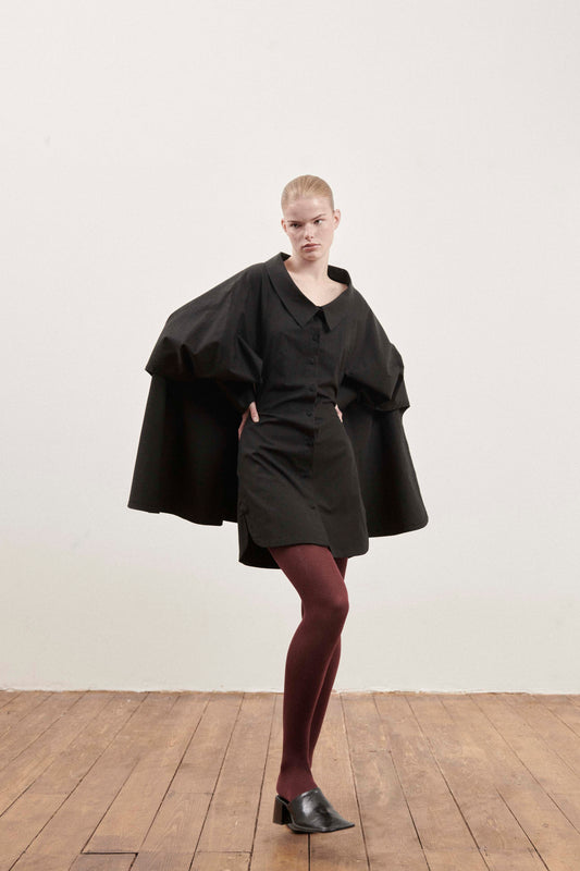 Black Cape Dress