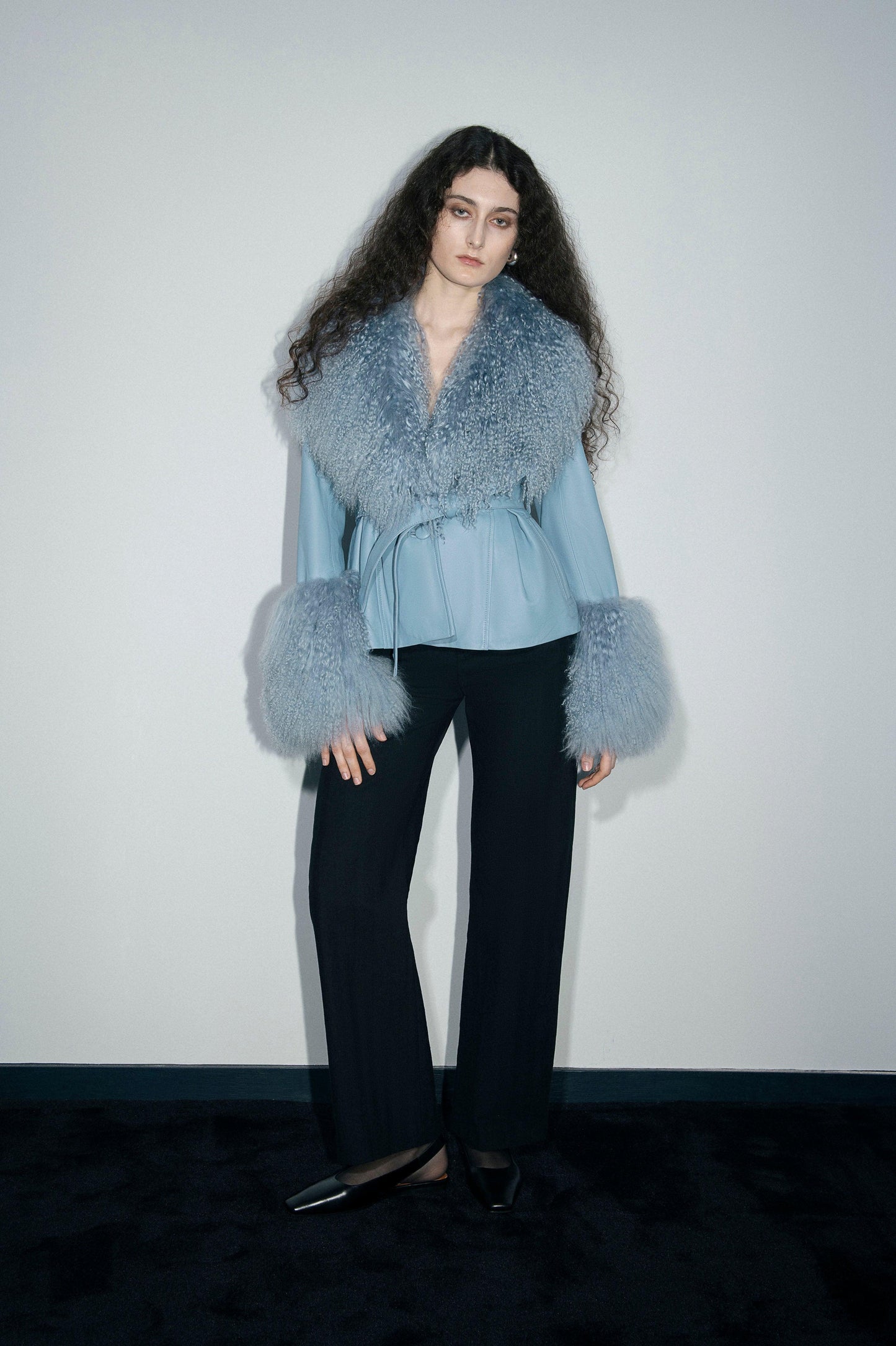 Lex Mongolian Sheep Fur Leather Jacket - Tutussie