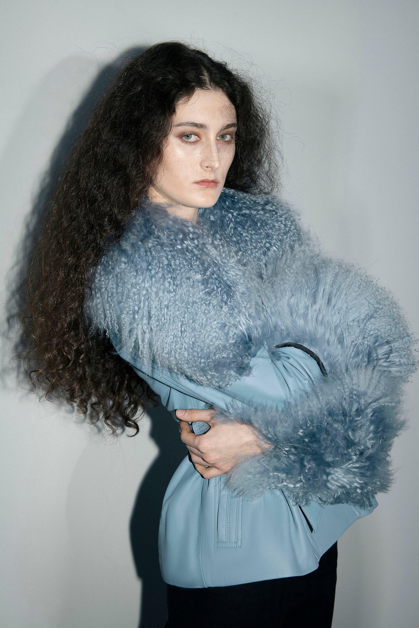 Lex Mongolian Sheep Fur Leather Jacket - Tutussie