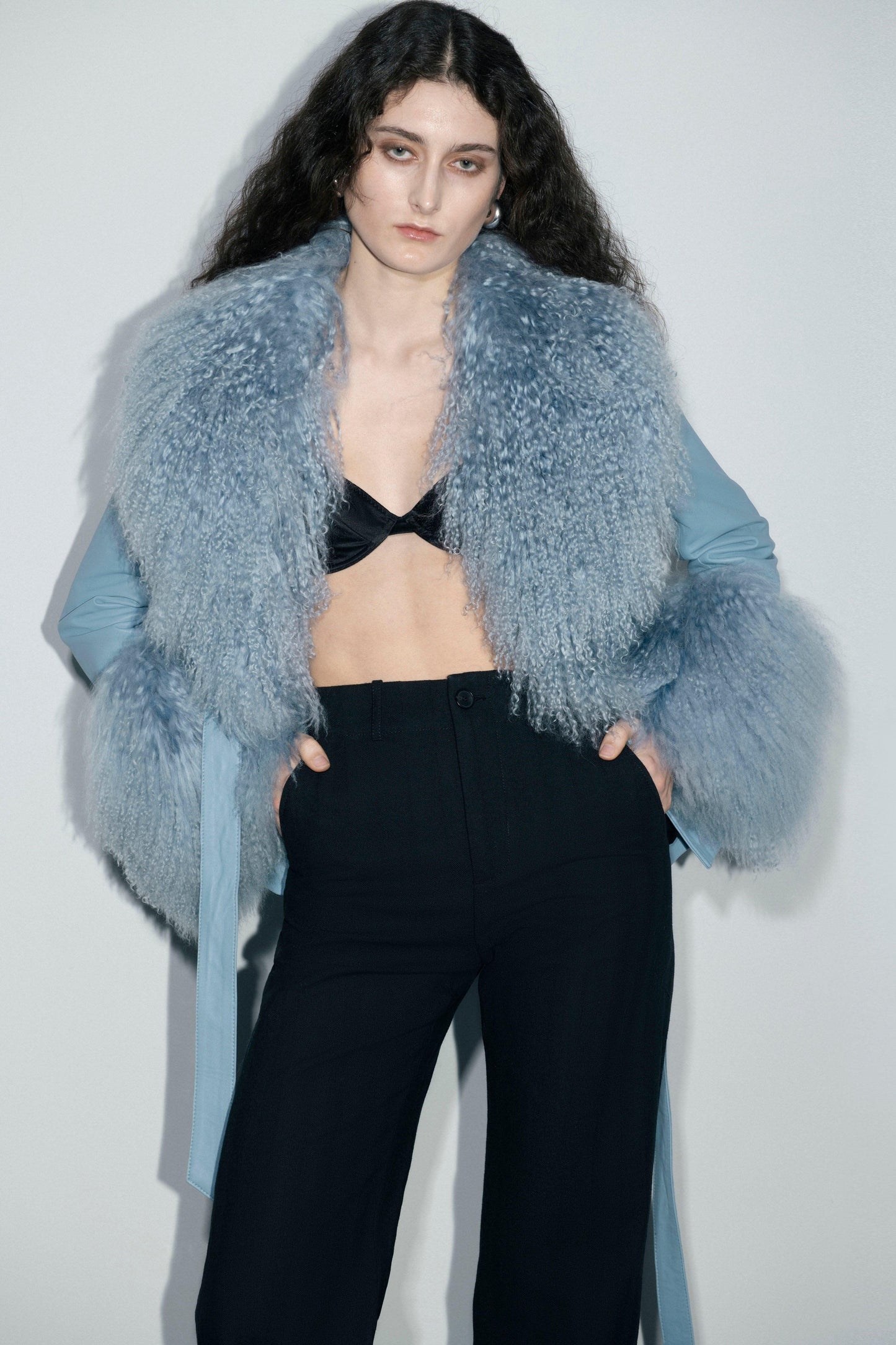 Lex Mongolian Sheep Fur Leather Jacket - Tutussie