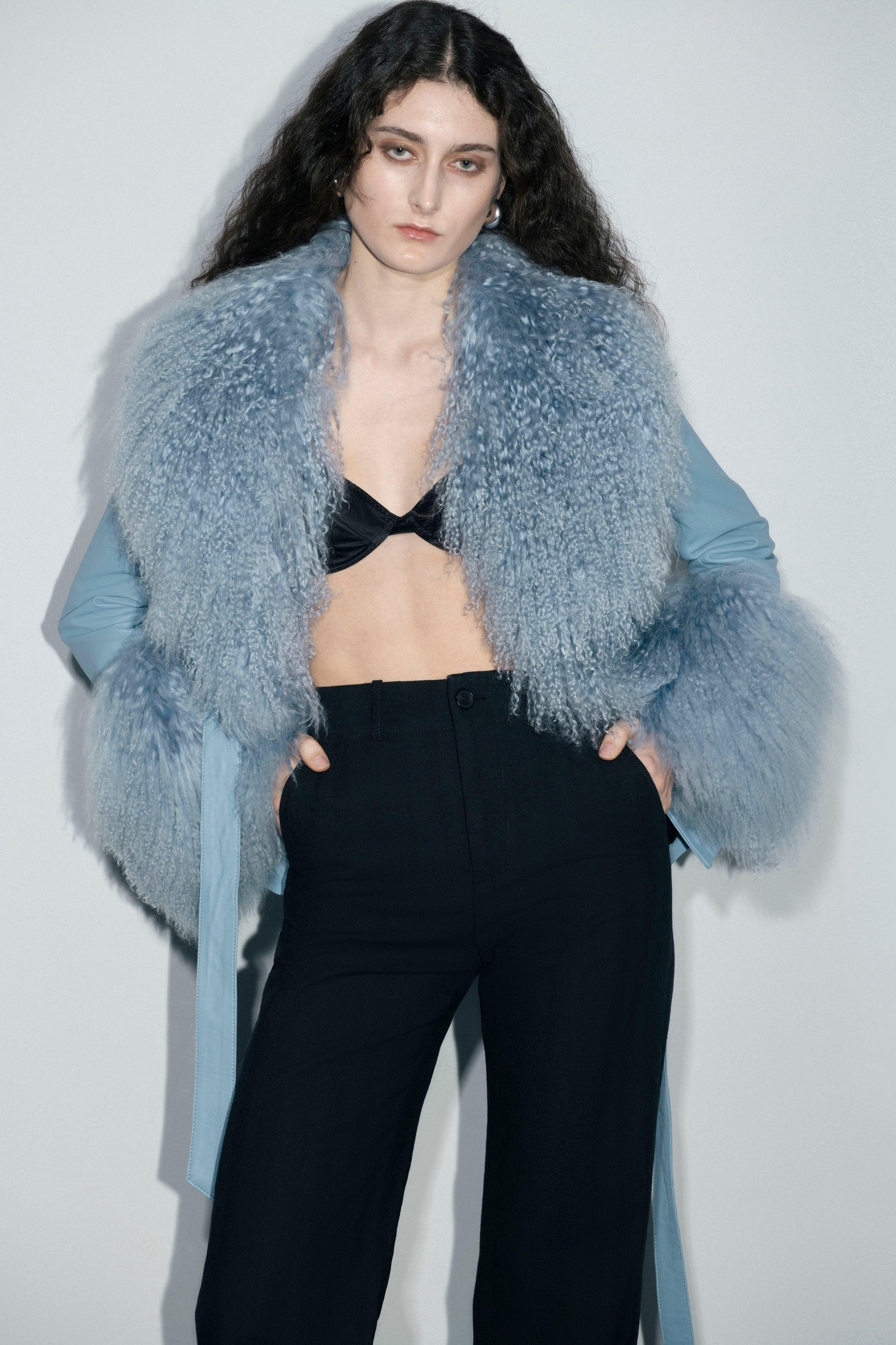 Lex Mongolian Sheep Fur Leather Jacket - Tutussie