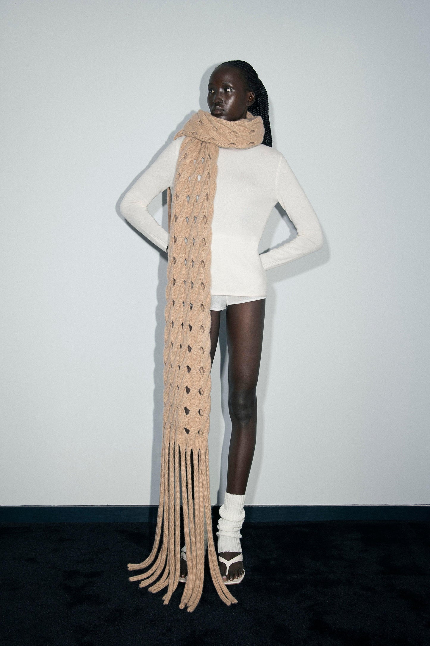 Lattice Cashmere Scarf - Tutussie