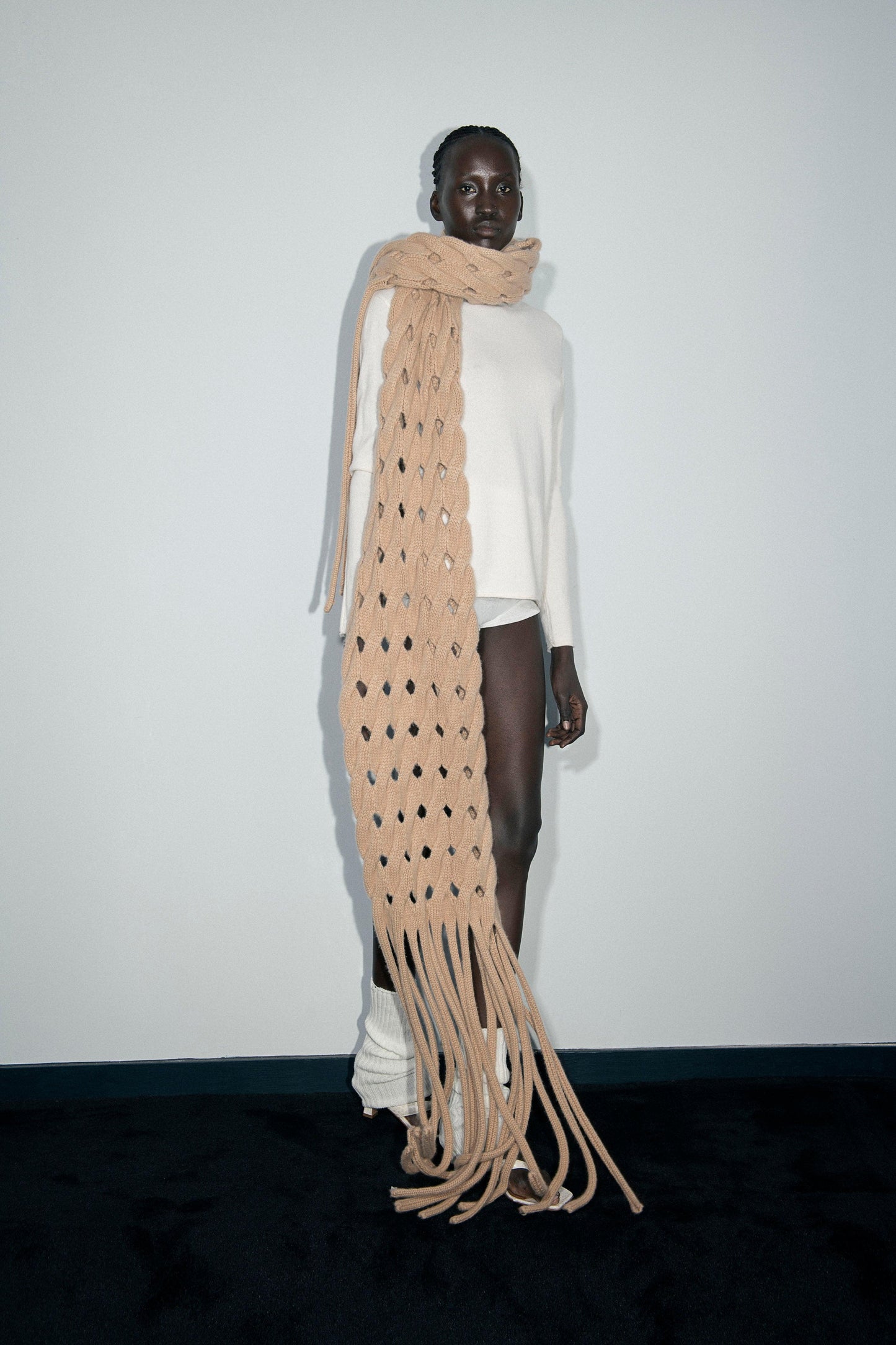 Lattice Cashmere Scarf - Tutussie