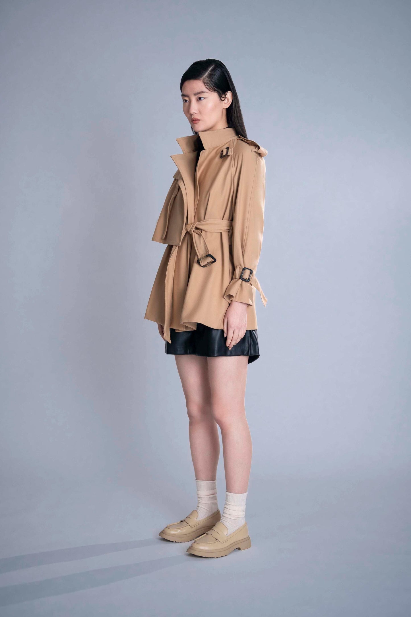 LOLA HONEY PETITE TRENCH COAT - Tutussie