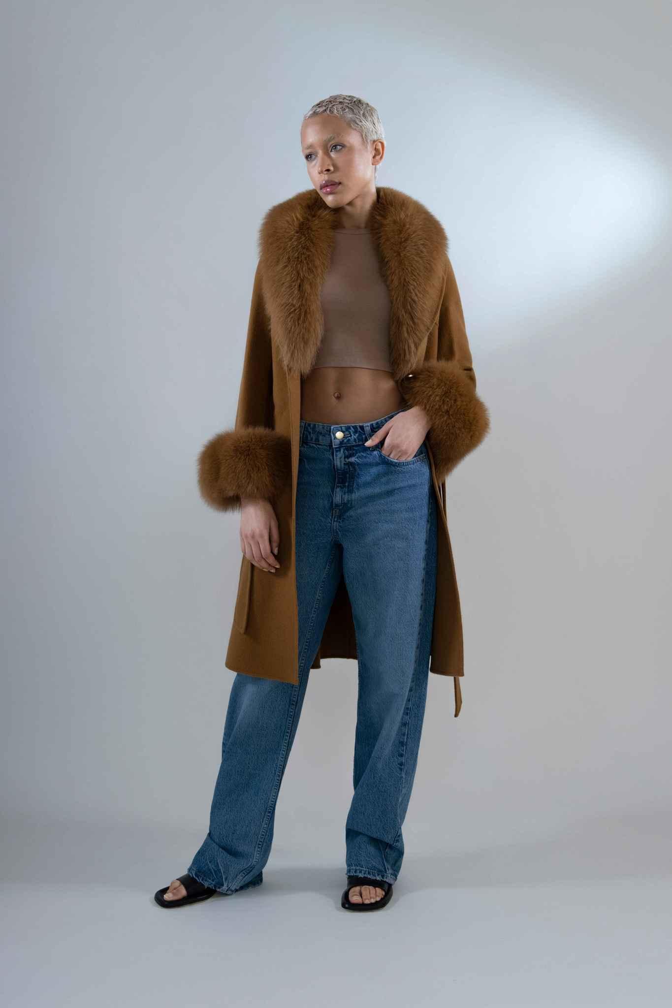 Devon Coat in Cashmere - Tutussie