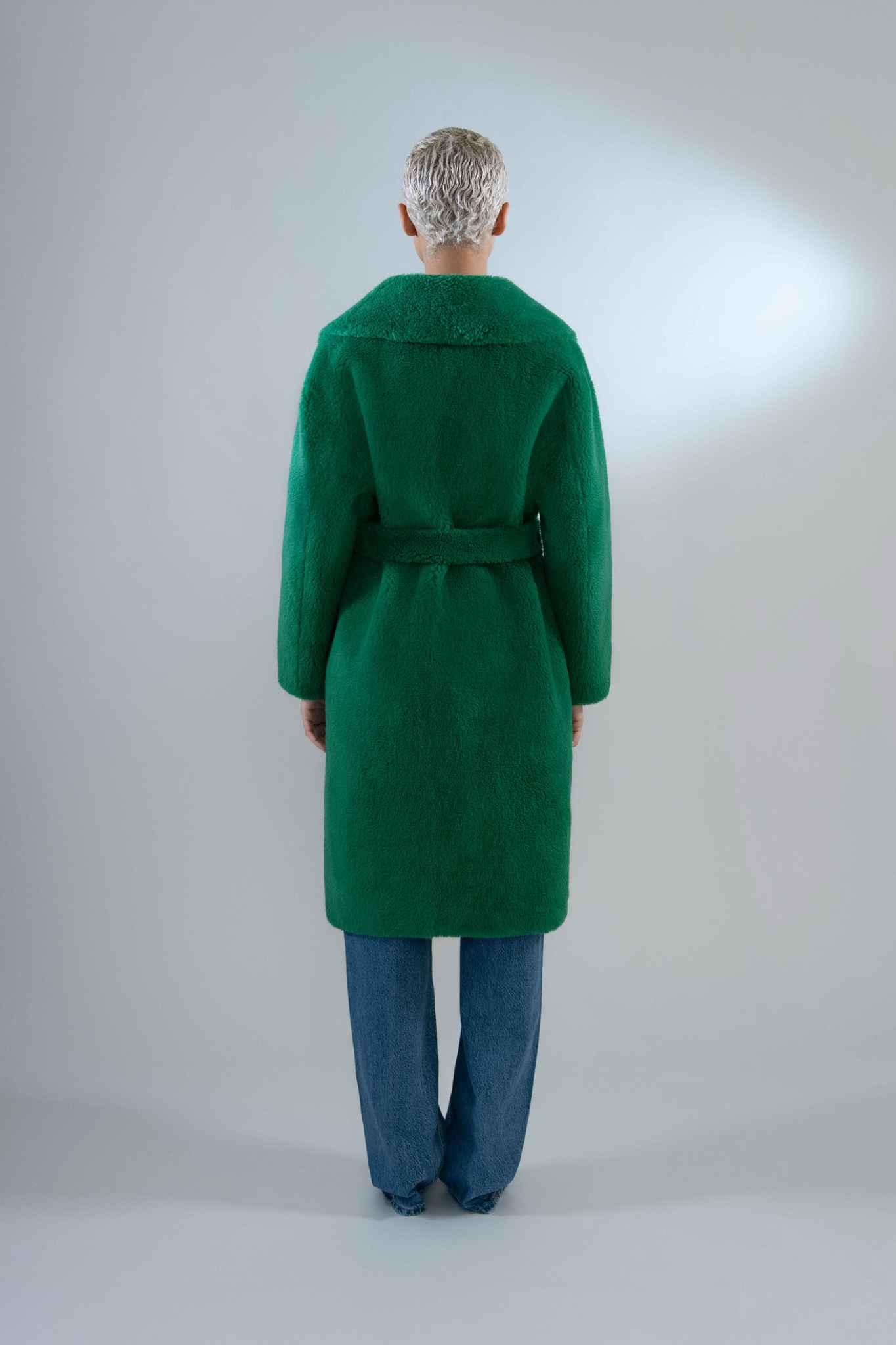 Theodora Coat in Shearling - Tutussie