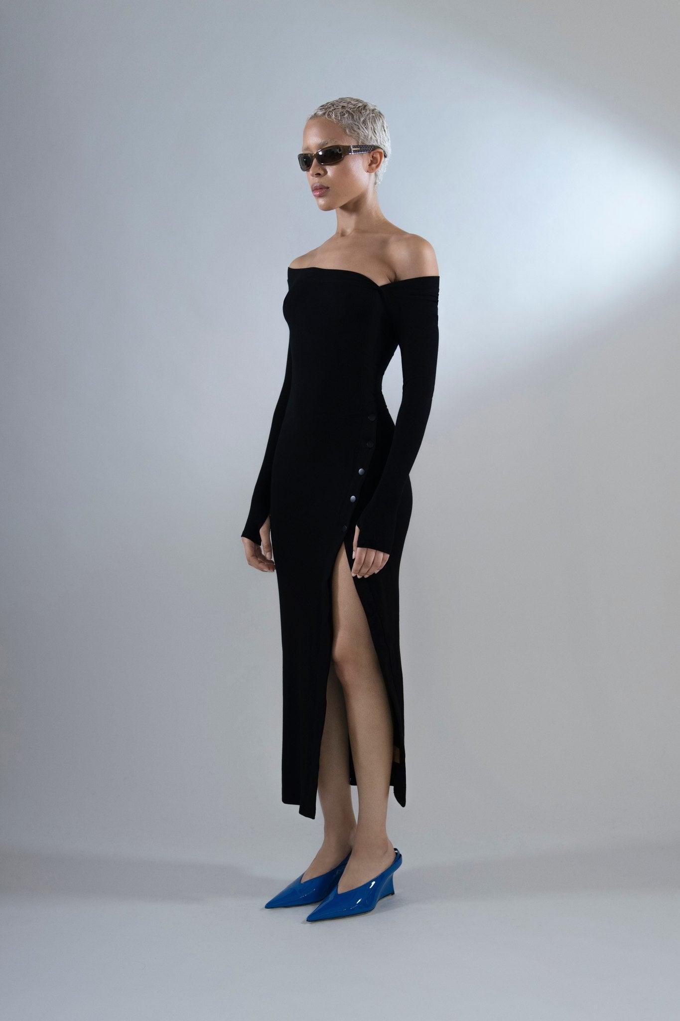 Asymmetric Dress in Cotton - Tutussie