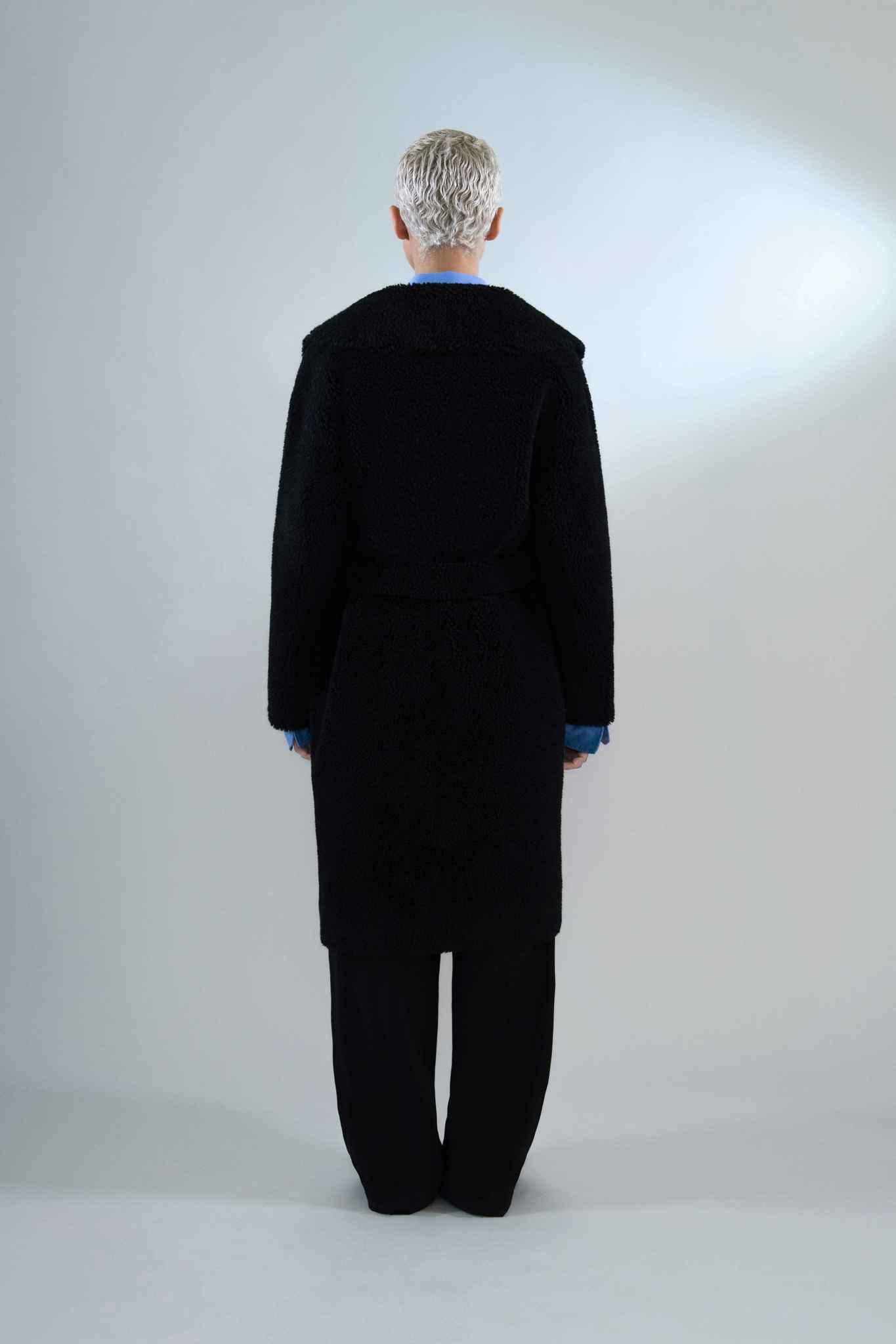 Theodora Coat in Shearling - Tutussie