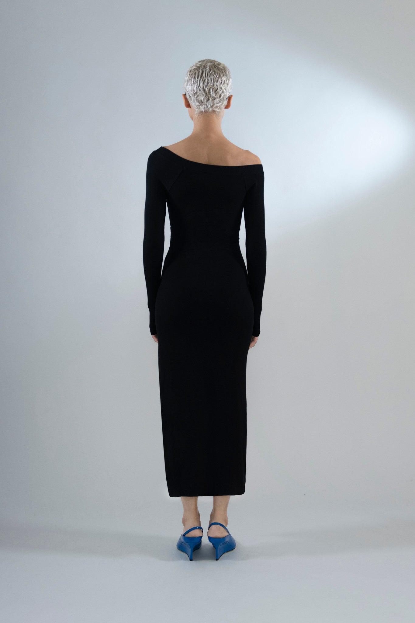Asymmetric Dress in Cotton - Tutussie