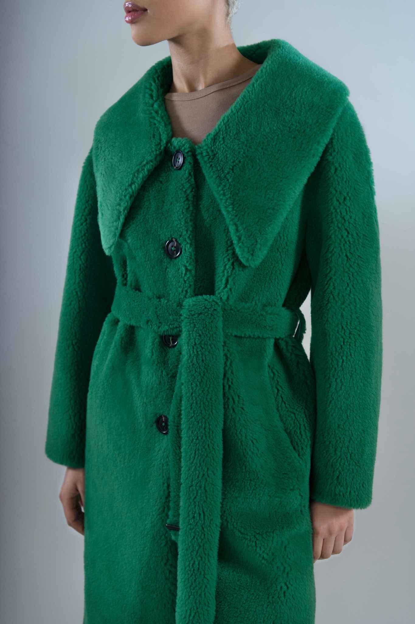 Theodora Coat in Shearling - Tutussie