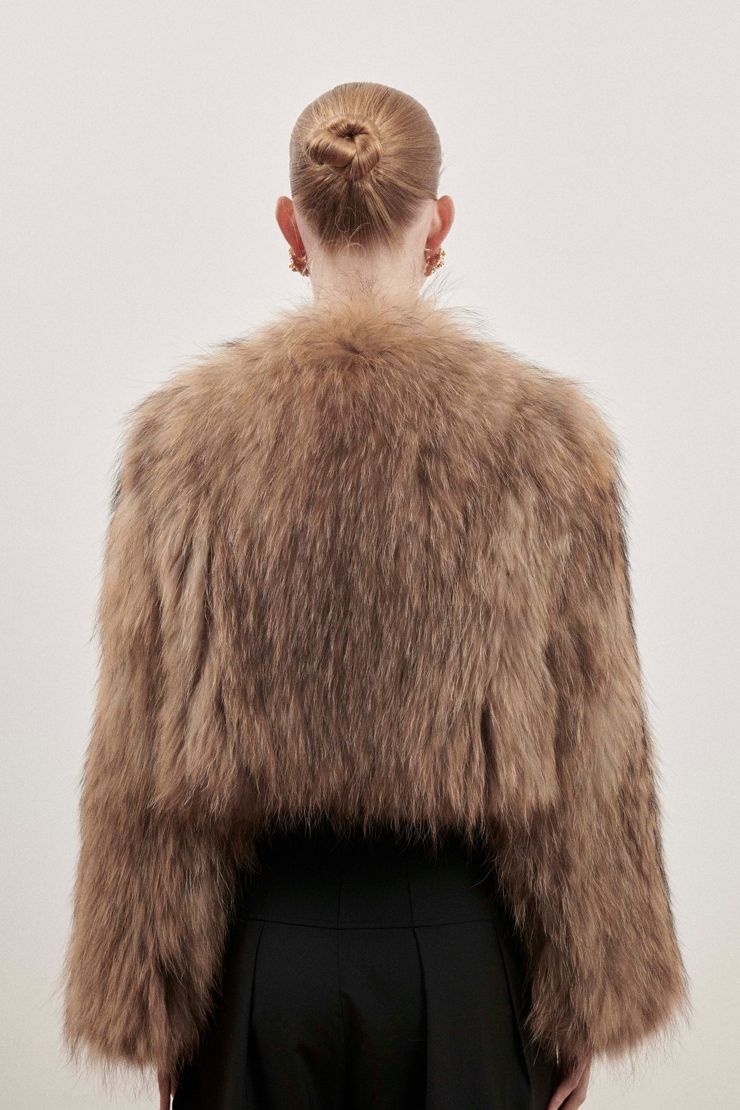 Brown Fox Fur Coat